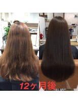 オハナヘアー(ohana hair) 髪質改善の成果！一年間でこんなにきれいに！