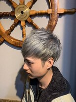 バーバー スタジオ ラフテル(Barber Studio RAFTEL)&nbsp;シルバーマッシュ  フェザーマッシュ  ソフトツーブロック