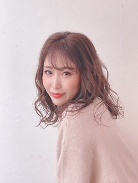 セシルヘアー 松山店(Cecil hair) 大人可愛いウェーブパーマ