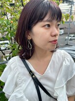 ツイギー 宮西店(TWiGGY)&nbsp;レイヤーロブにラベンダーカラー