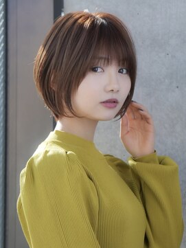 エインアンリー 表参道(AIN.ANLY.) 前髪あり大人ショートボブ20代30代40代【AIN.表参道】川原大地