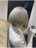 ホワイトベージュ グレージュカラー イメチェン