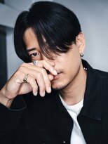 メンズサロン ゴールド 名古屋(GOALD)&nbsp;ナチュラルセンターパート　大人　ツーブロック　パーマ