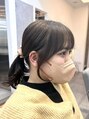 ノク(nok) 結んだ時も可愛く横顔美人にもなれる顔まわり小顔カット◎
