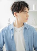 マットブラウンニュアンス感マッシュパーマa上尾20代30代40代