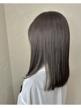 ヘア カンパニー トワ 千葉店(TOWA) ブリーチなし×ナチュラルオリーブ