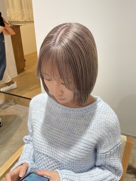 コレット 宇都宮(collet Gigi) 前髪/マチルダボブ/ピンクベージュ/インナーグレージュ/ベージュ