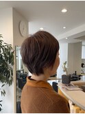 脱白髪染め×ショートボブ30代40代50代5
