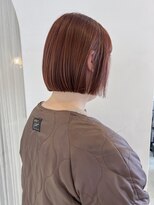 シエル 一社(cher)&nbsp;ミニボブ×ピンクオレンジ