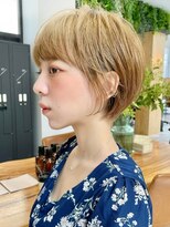 ビュートヨナカ(VIEW TOYONAKA)&nbsp;マッシュショート/ミルクティーベージュ/丸みショート/すっきり