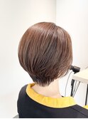 大人ショート/ハンサムショート/ショートボブ/前下がりショート