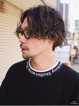 サロンドミルク 原宿(salon de MiLK) ニュアンスパーマ【原宿/メンズ/パーマ/ショート/ツーブロック】