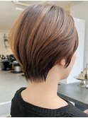シドウ/20代30代40代/パーマなしショート/くびれショート