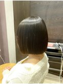 切りっぱなしボブ
