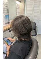 エイト 沖縄豊崎店(EIGHT toyosaki)&nbsp;【EIGHT 豊崎】お客様スタイル…ハイライト×ウルフ…