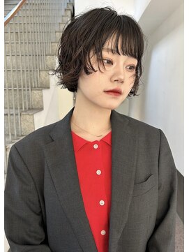 トリッカ 銀座(tricca) ボブルフ/ニュアンスパーマ/ワイドバング/ウェーブヘア