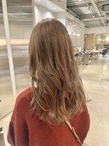 オーガニック リブ 川越(organic+live)&nbsp;透明感抜群ダブルカラーブリーチミルクティーベージュ