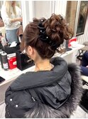 ガーリースタイル/心斎橋/ヘアメ/セットサロン