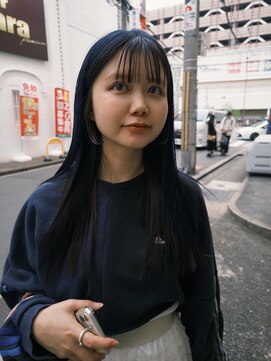 アイシー(I see) ブルーアンブレラカラー#阿倍野#天王寺#ブリーチ