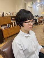 インビテーション(invitation)&nbsp;クリームパーマのショートスタイル