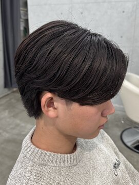 エデアンルクラ 下通(EDEAN Leclat) 熊本メンズパーマ センターパート ニュアンスパーマ MEN'S HAIR