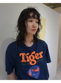 ミディアム×パーマ