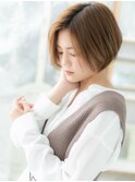 ■外国人風ブラッドオレンジモード金髪ボブ52-2上尾20代30代40代