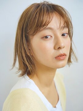 ヴァンクシー バイ ルナ(VANKCY by Luna) こなれ感ある!透明感ウェットボブ