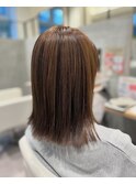 ストレートスタイルでお手入れ簡単!