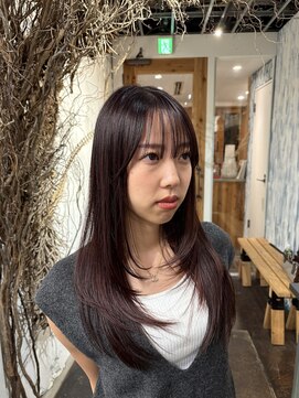 テイ(tei) レイヤーカット/セミロング/暖色カラー