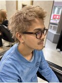 暗めカラーグランマッシュデザインカラーフェイスフレーミング