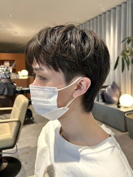 ノラギンザユー(NORA GINZA/U) フェザーショートマッシュウルフシースルーマッシュ