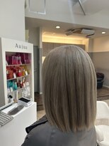 アヴァンス 広島本通店(AVANCE.)&nbsp;ホワイトベージュ/髪質改善/セミロング