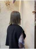 切りっぱなしボブ