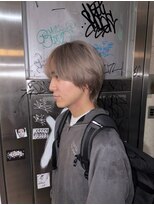 ミュー(Mu)&nbsp;アッシュグレー　メンズカット