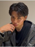 スパイキーショートピンパーマハイライトパーマメンズショート