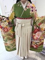 オニキス(ONYX)&nbsp;156袴着付けヘアセット振袖着付け表参道着付け成人式ヘアセット