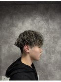 MEN’S HAIR/サーフカール/刈り上げセンターパート/本八幡