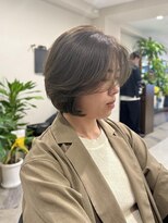 テュケートウキョウ(TYCHE TOKYO) 大人レイヤーボブ/銀座/オリーブグレー