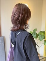 ヒントステーション(HINTSTATION) 〈浅草 半個室〉ピンクベージュハッシュレイヤー