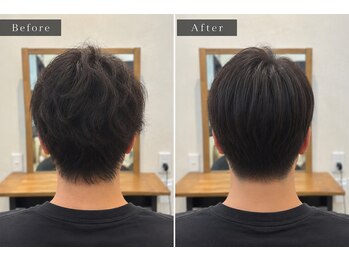 アミーベル ハルール(AMI a BELL Haru-Ru)の写真/【メンズ縮毛矯正】自然な仕上がりで毎朝のセットがラクになる