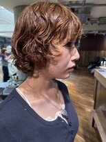 ダブ ダイカンヤマ(DaB DAIKANYAMA)&nbsp;ショートレイヤーボブパーマ