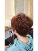 ショートなのにフェミニンスタイル!