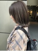 《GRANDLINE松本》アッシュブラック可愛い小顔外ハネボブ