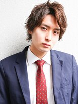 【2019最新版】大人気　モテる　ビジネスウルフパーマスタイル