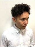 アップバングパーマ〈理容室/吉祥寺/男性/メンズ/バーバー〉