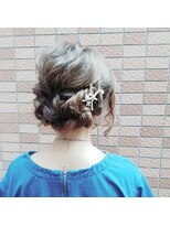 クウ(KU.)&nbsp;ゆるい編みこみスタイル