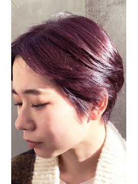 ストラマ(STRAMA) harumiya ピンクレッドショート