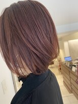 インビテーション(invitation) #ショートヘア#チェリーピンク