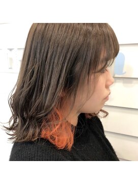 ノアエクレ 銀座(noah ecle) *インナーカラーオレンジ*